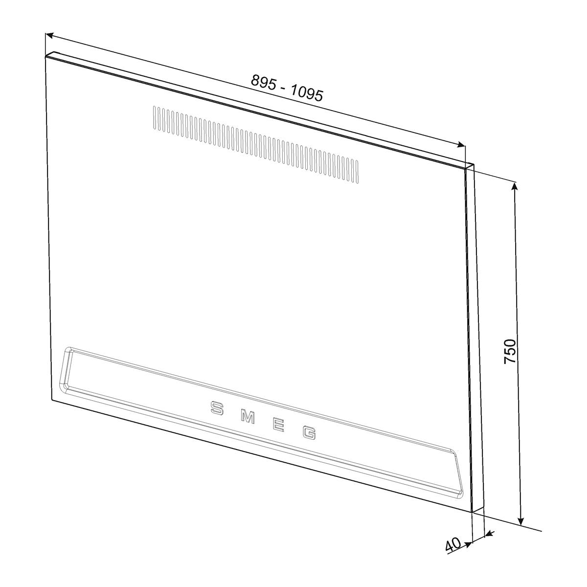 Stänkskydd Smeg KIT1TR9X