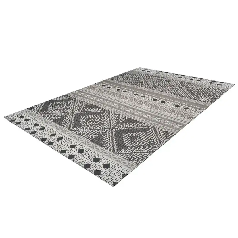 Utomhusmatta D-sign Clausri Lyd Taupe/Creme