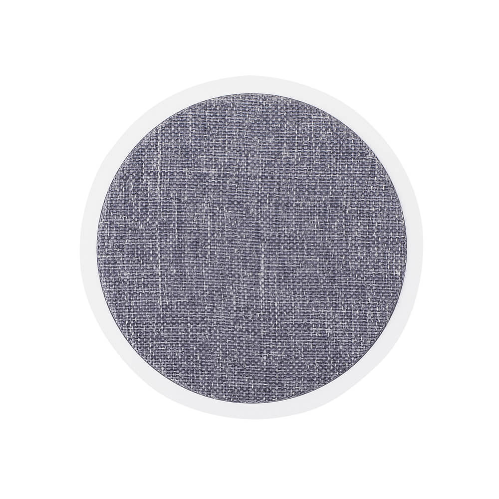 Trådlös Gear Qi Laddare Usb-C Anslutning 15W Vit Med Grå Textil