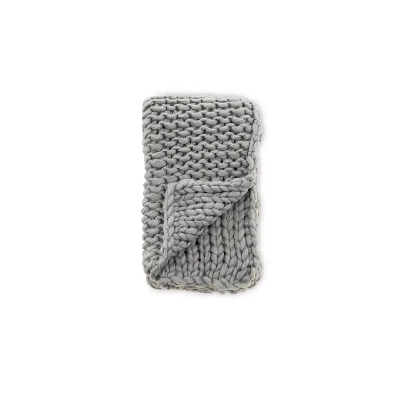 Kate Throw Polyester - Light grey / - 130*170 Ljusgrå