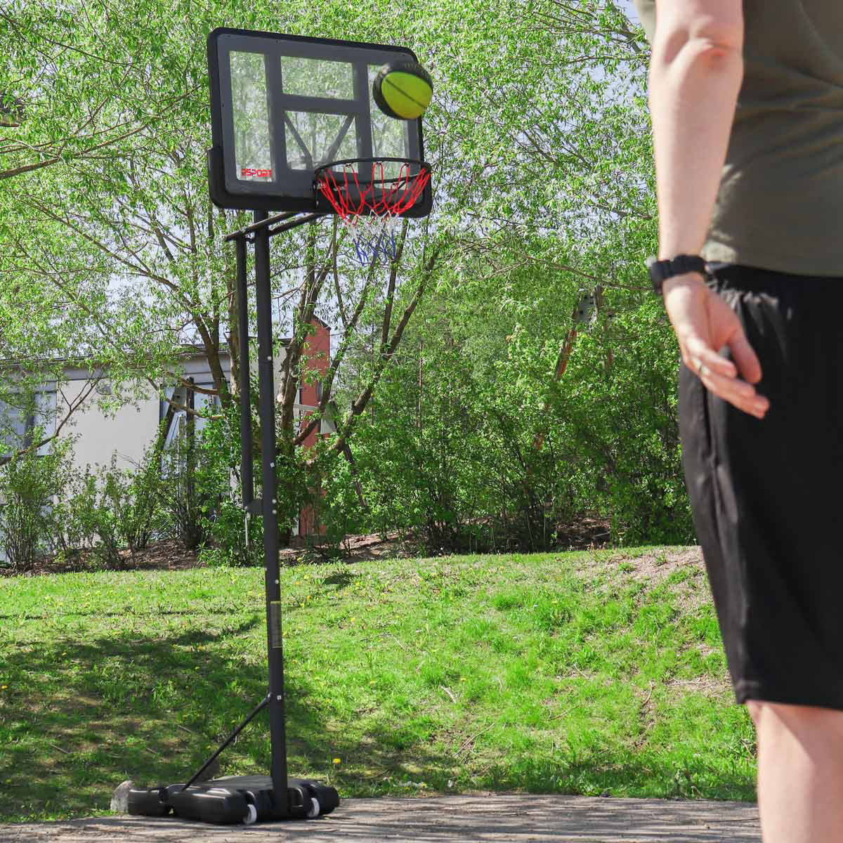 Basketställning ProSport Premium Justerbar Basketkorg 2,3-3,05m