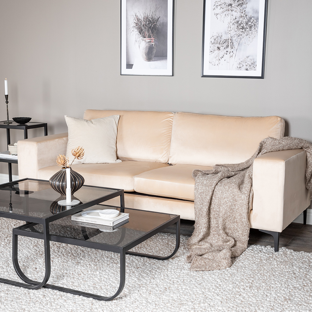 3-sitssoffa Venture Home Bolero Sammet