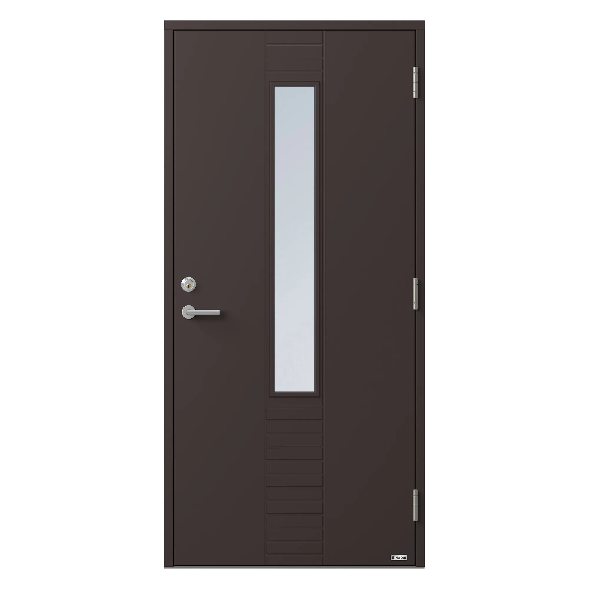 Phoenix 310G 10x21 V RAL 8019 BxH: 100x210 cm, Vänster, RAL 8019, Brun