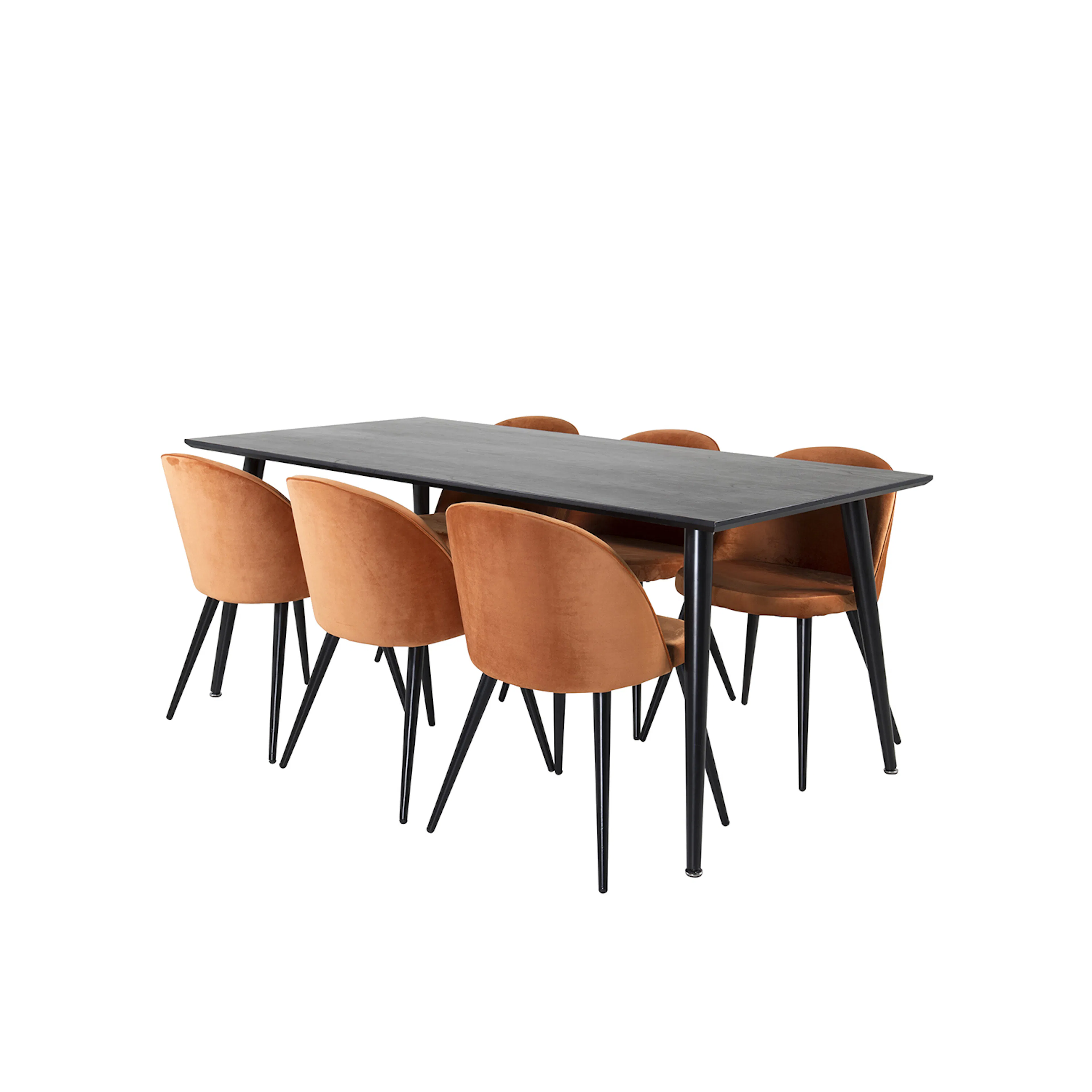 Svart/Orange