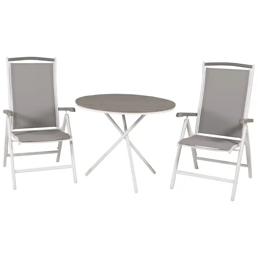 Cafégrupp Venture Home Parma med 2 Albany Stolar