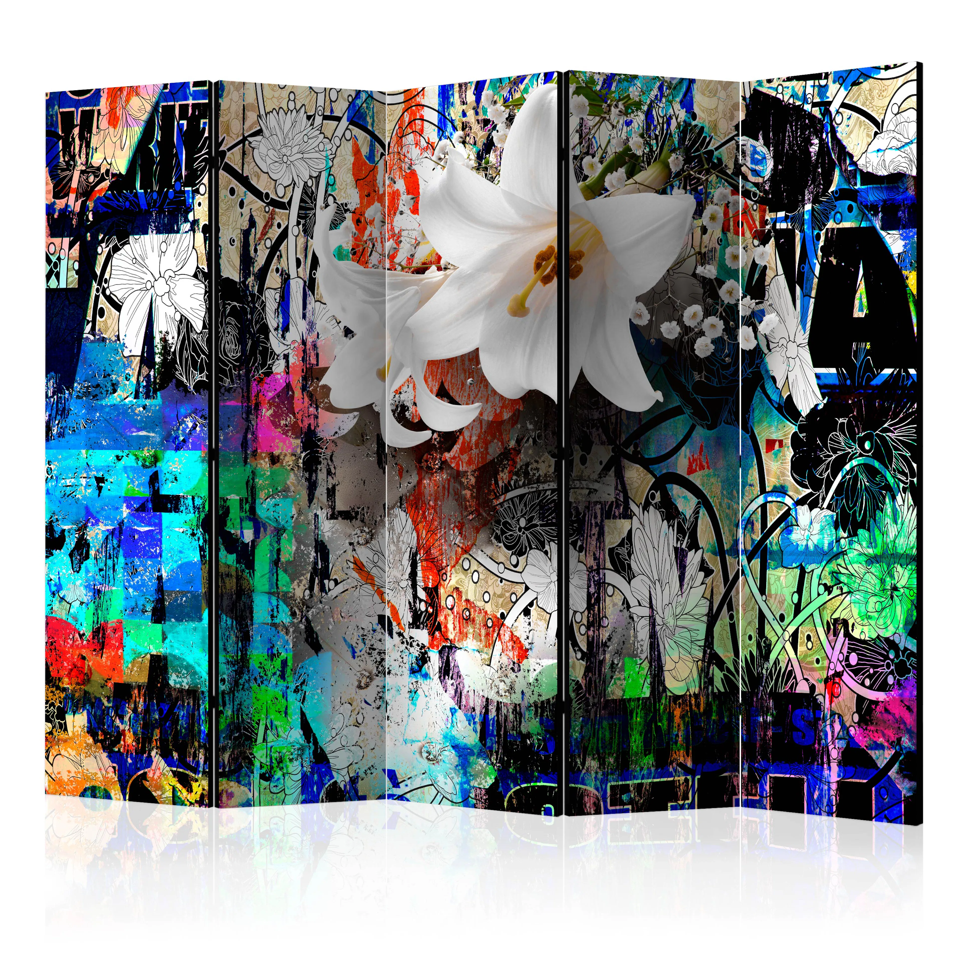 Rumsavdelare Skärmvägg Arkiio Urban Lily II 225x172 cm