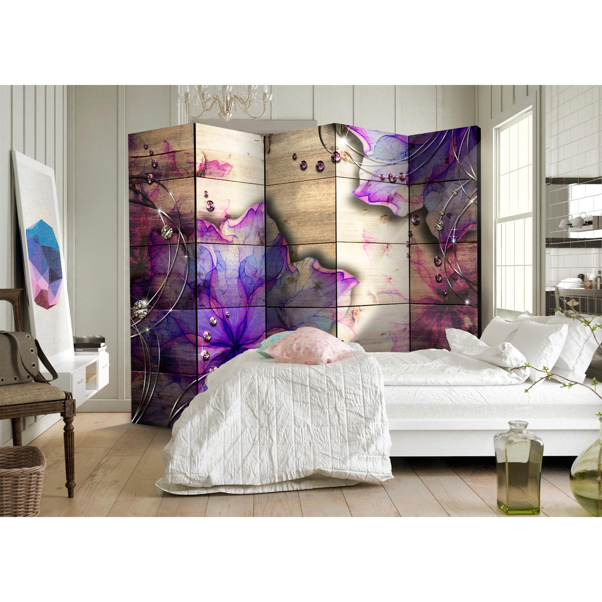 Rumsavdelare Skärmvägg Arkiio Purple Memory II 225x172 cm