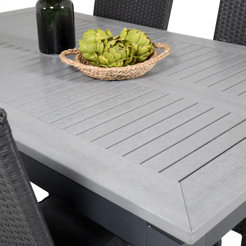 Matgrupp Venture Home Aleyna 152/210 med 4 Asta Stolar