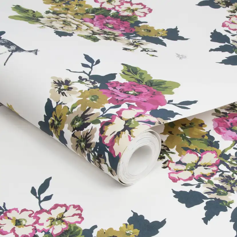 Tapet Joules Joules Floral Crème