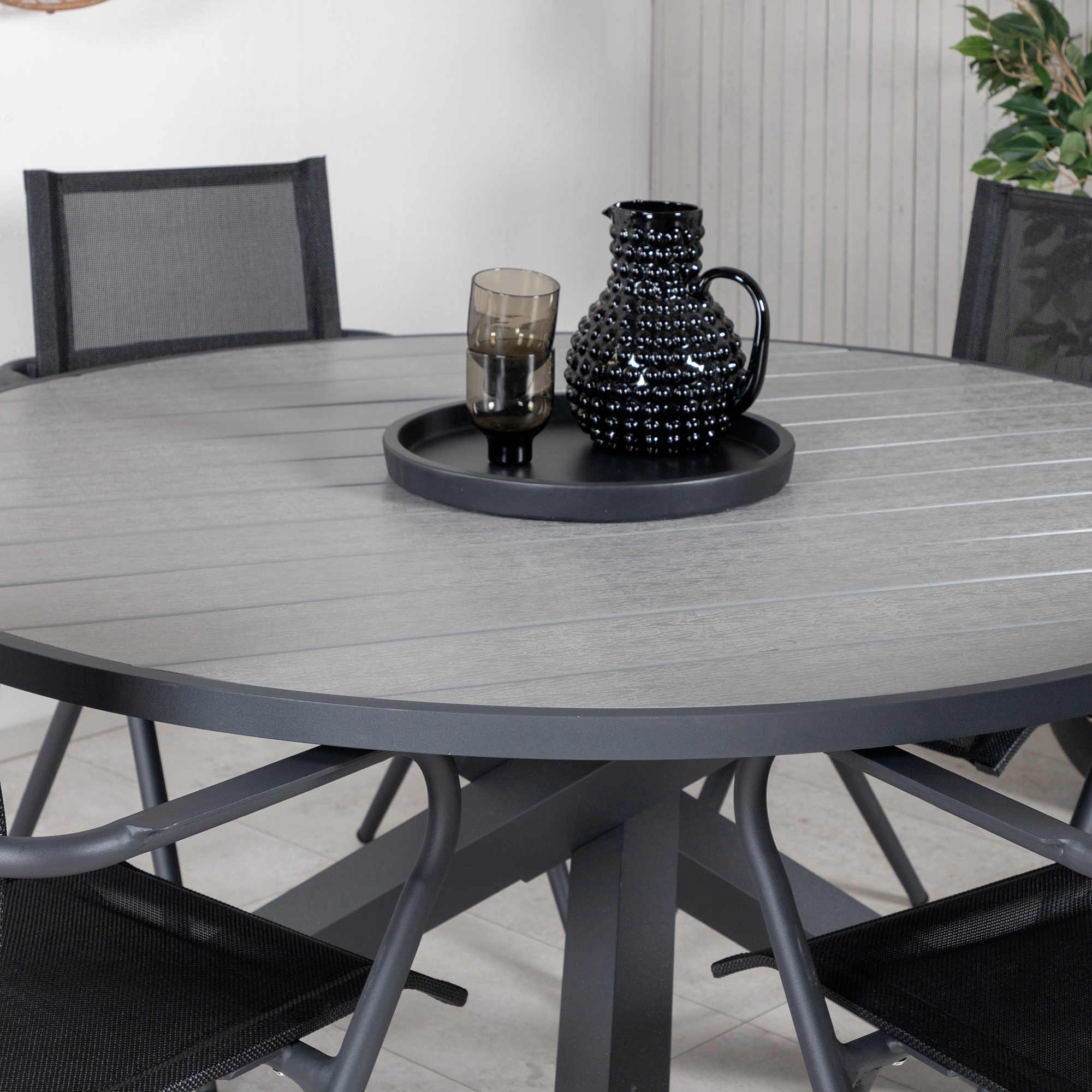 Matgrupp Venture Home Pincy med 4 Aspen Matstolar