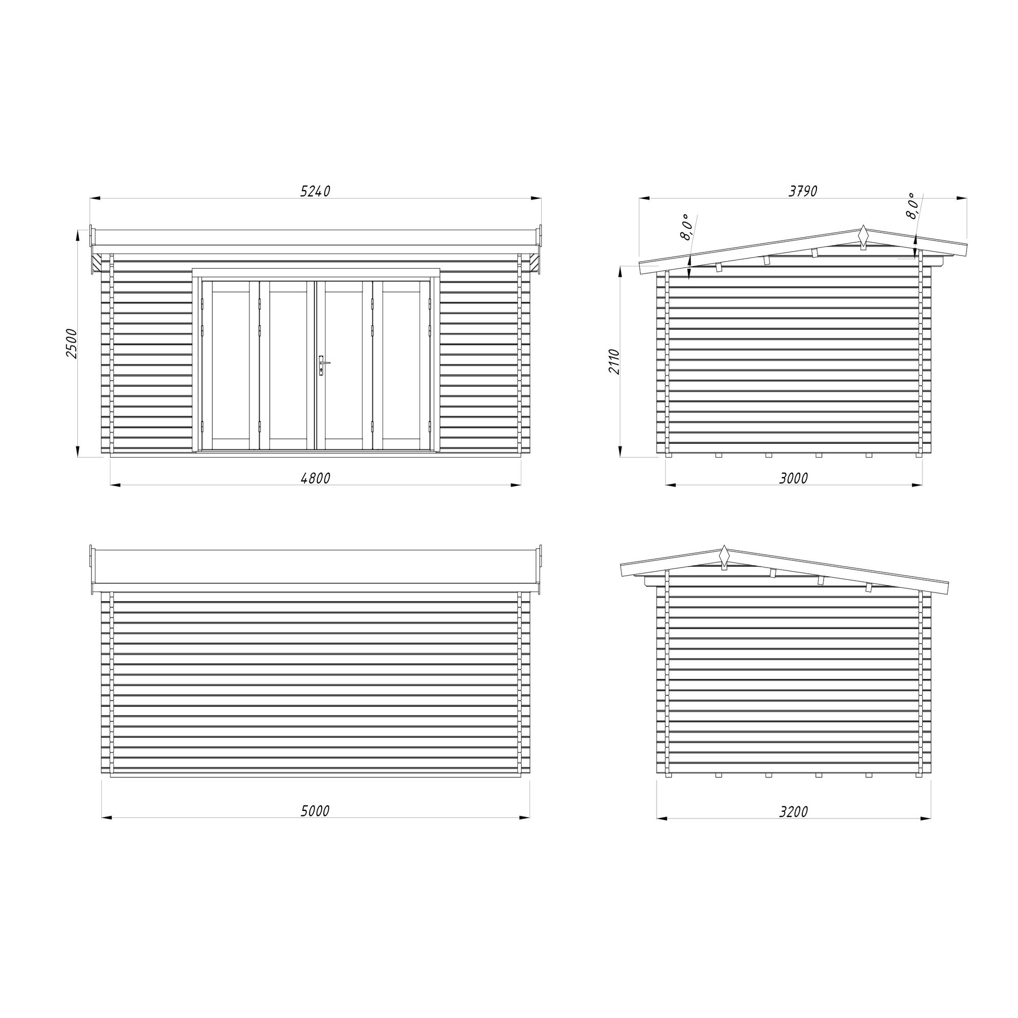 Ines 14,4 m2 (inv. 13,7 m2) Obehandlad
