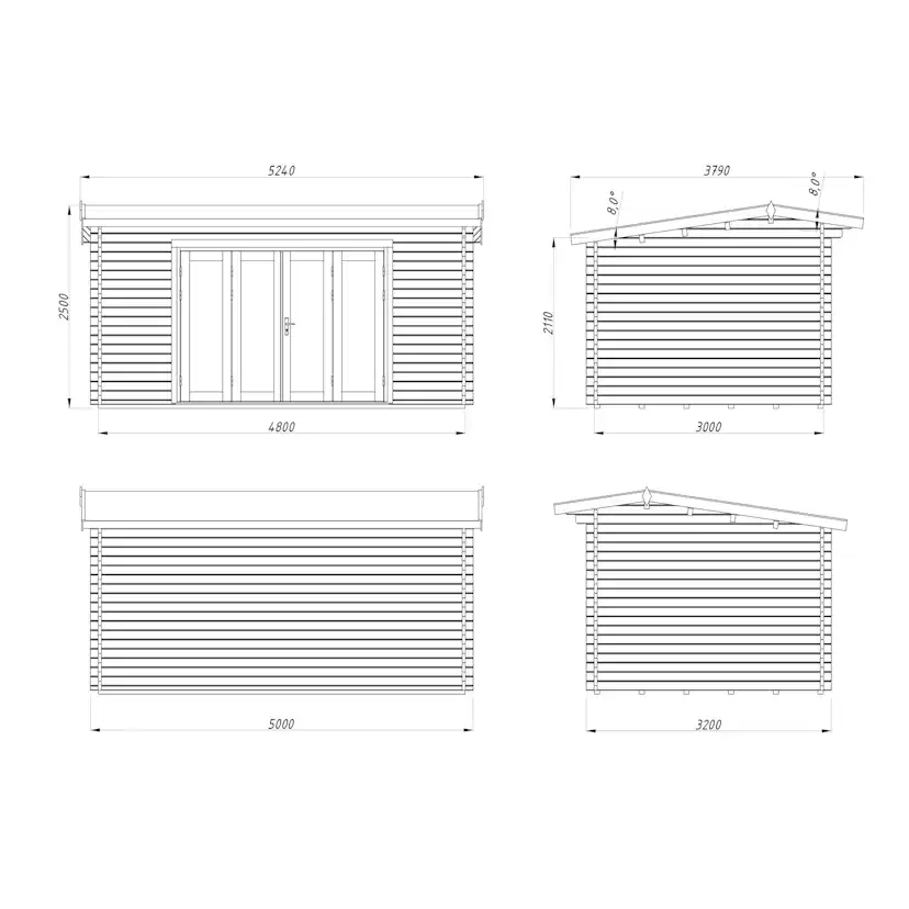 Ines 14,4 m2 (inv. 13,7 m2) Obehandlad