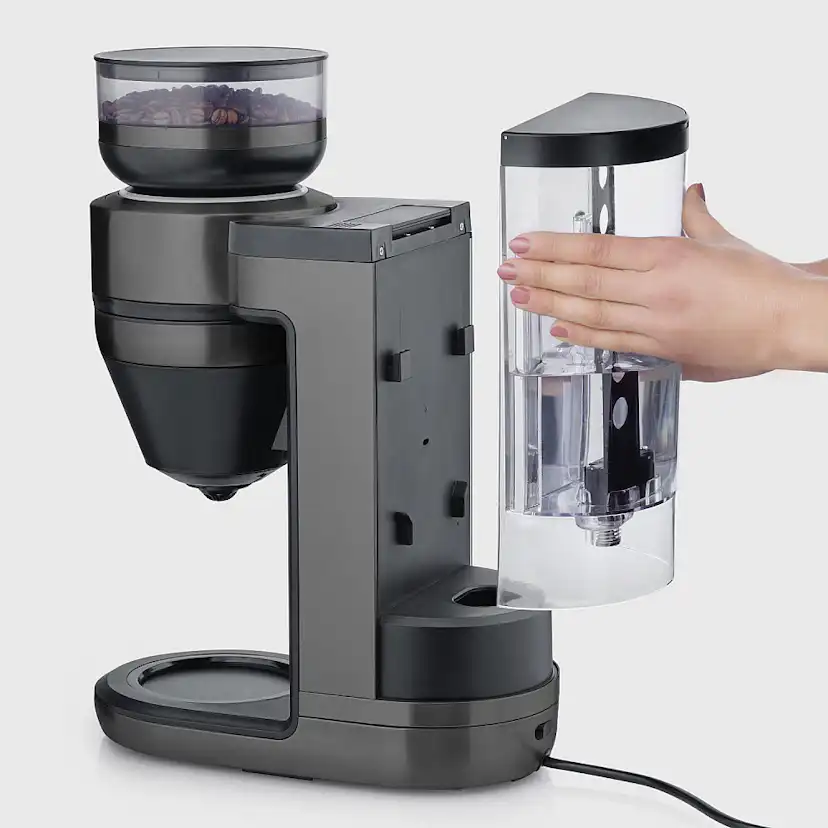Helautomatisk filterkaffebryggare Severin FILKA 2.0 med termoskanna KA 4855 Dark Inox