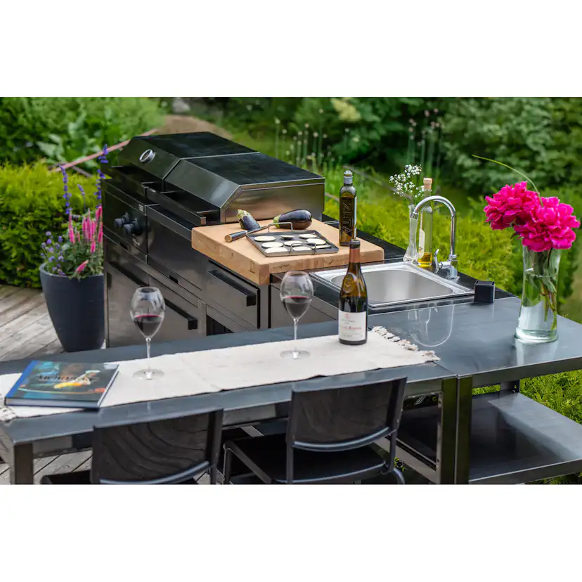 Förvaringsmodul med arbetsbänk Myoutdoorkitchen Nordic Line