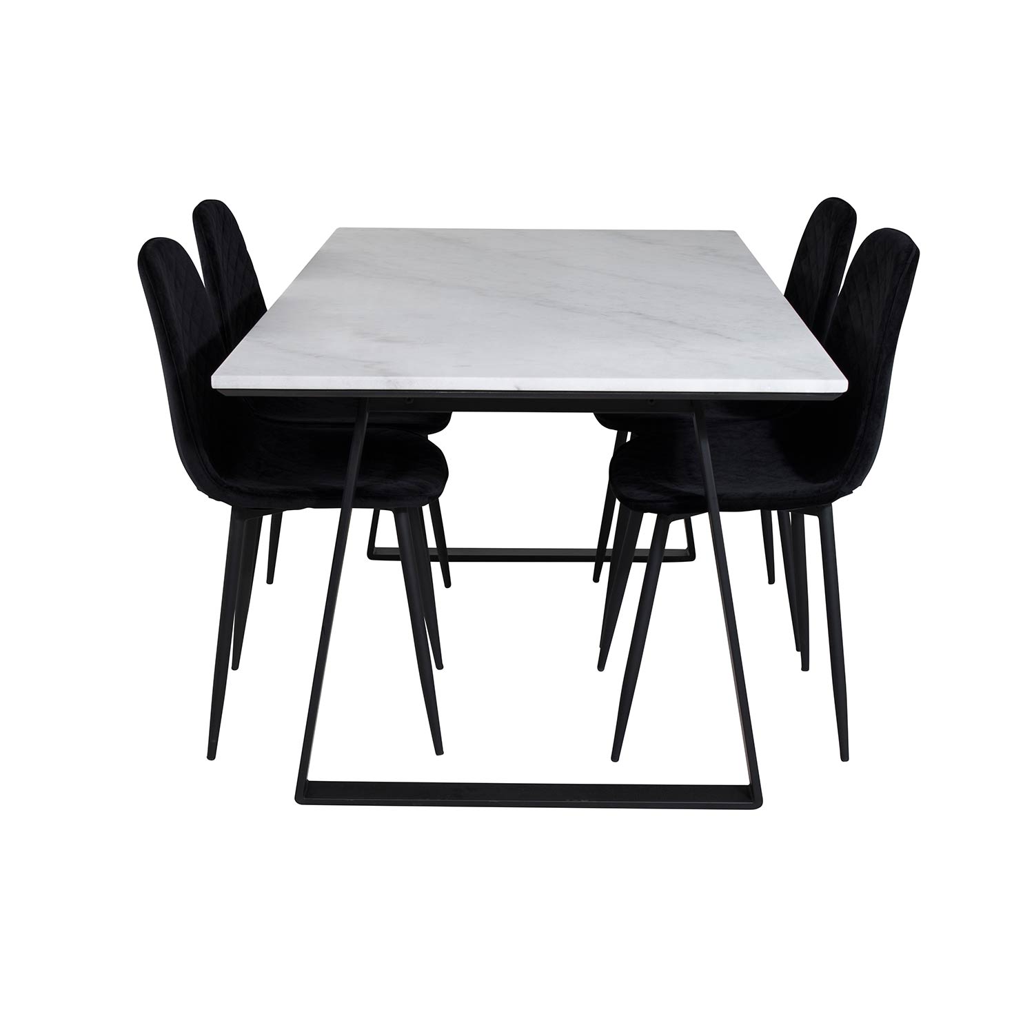 Matgrupp Venture Home Estelle 140 med 4 Phoi Stolar