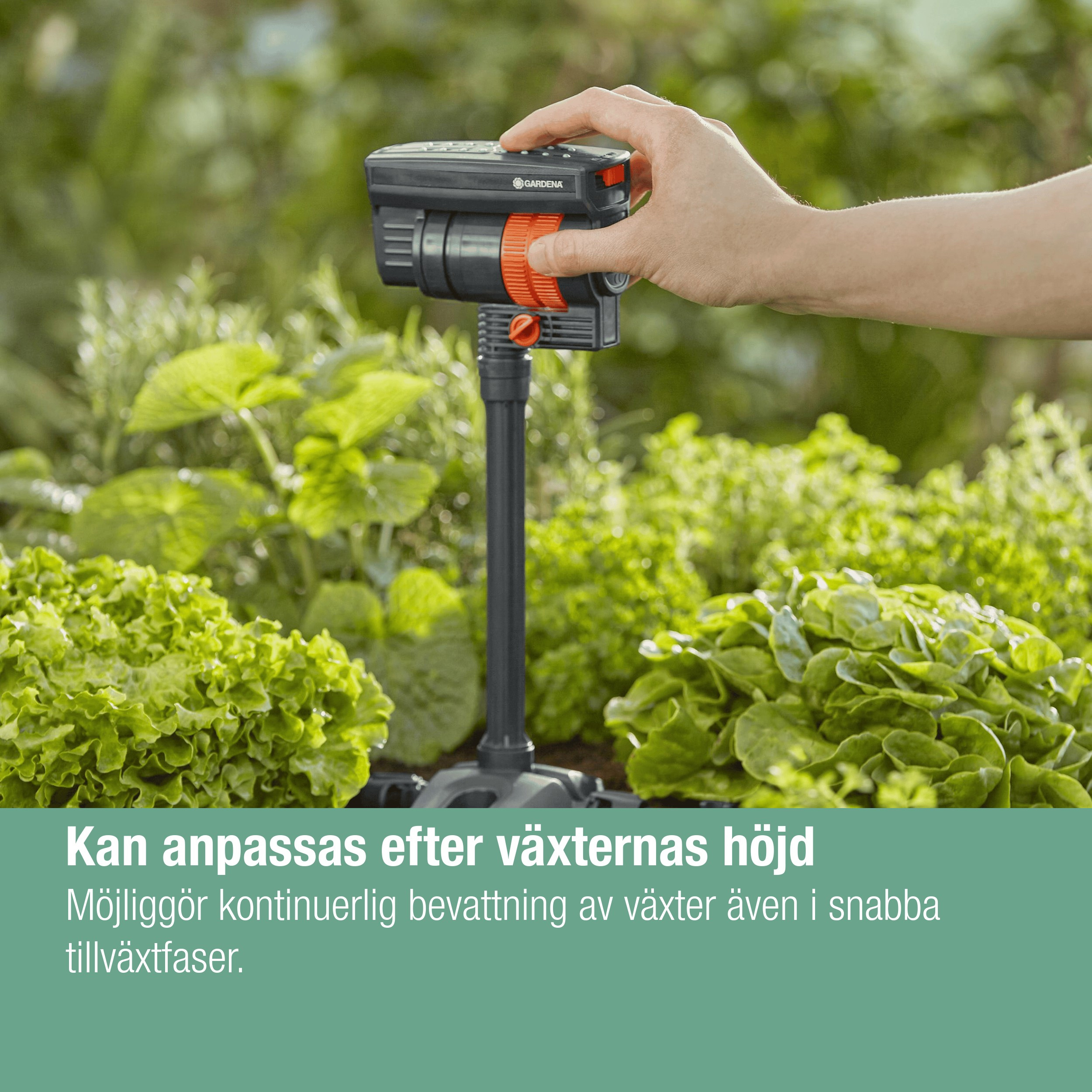 Förlängningsrör Gardena Micro-Drip för Rektangulärspridare OS 90