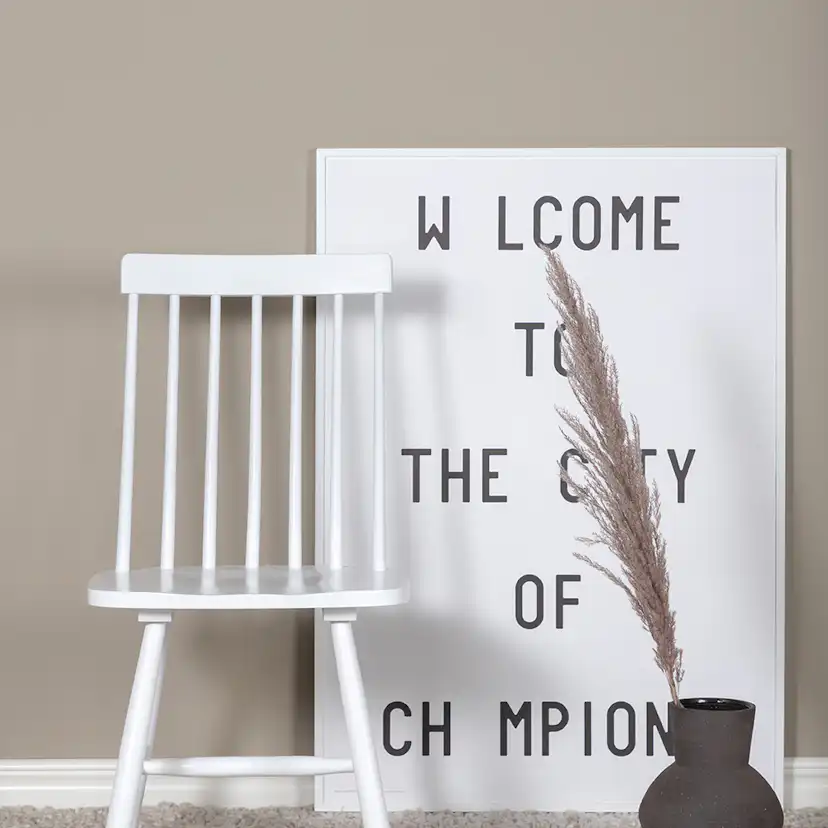 Lönneberga - Dining chair - White Färg: Vit