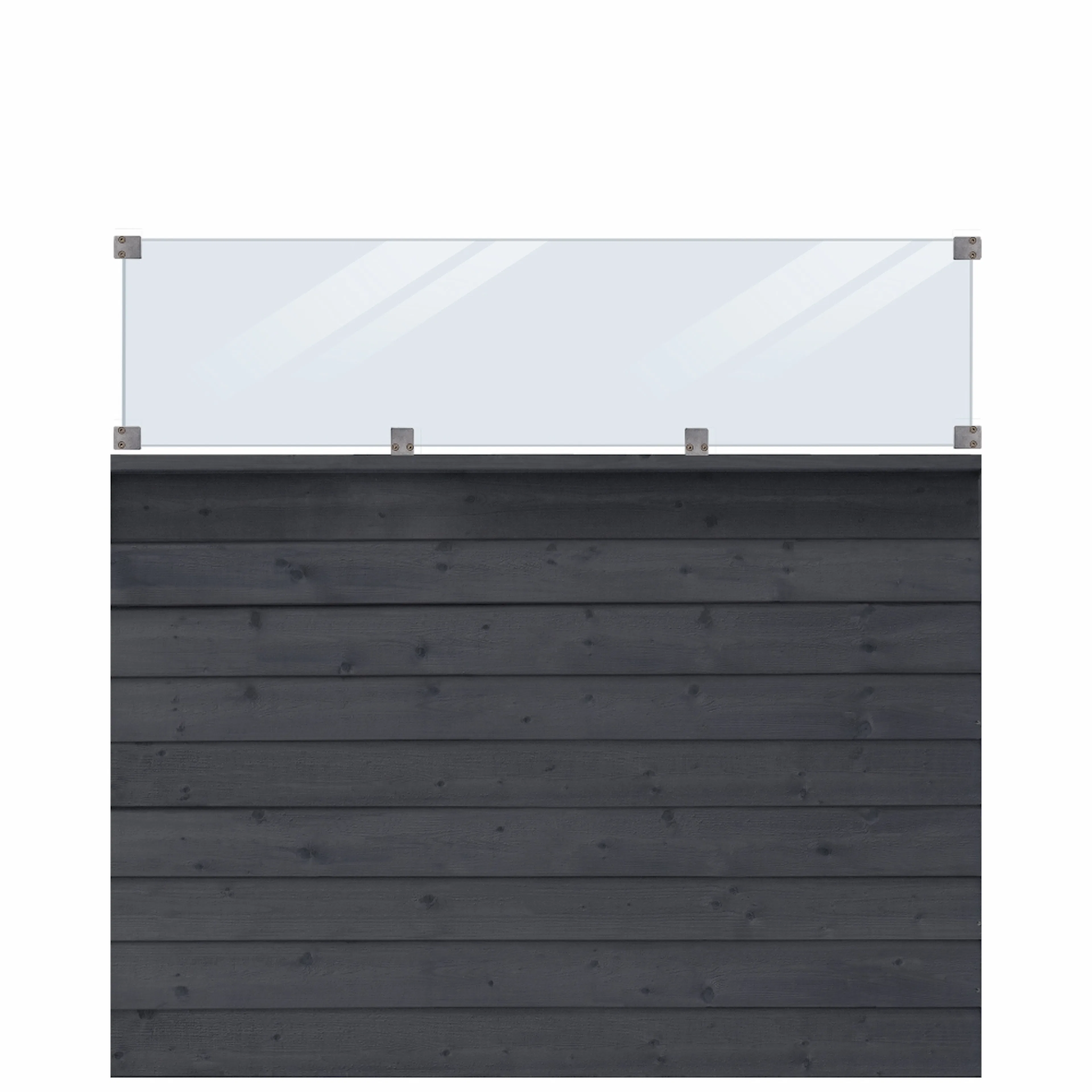 Profilstaket PLUS Klink Med Glas 174 x 163 cm