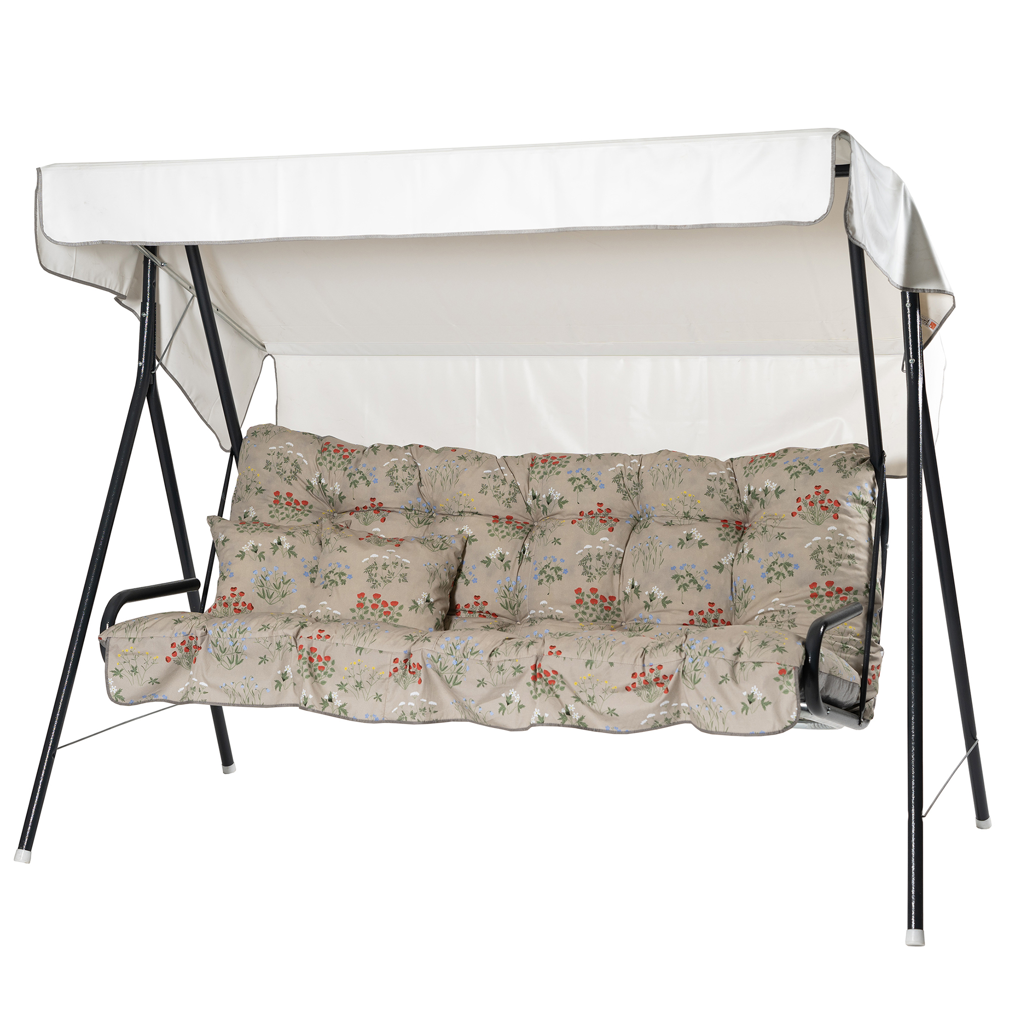 Suvi 3- pers. hammock, 99B Grå/Beige-blommig