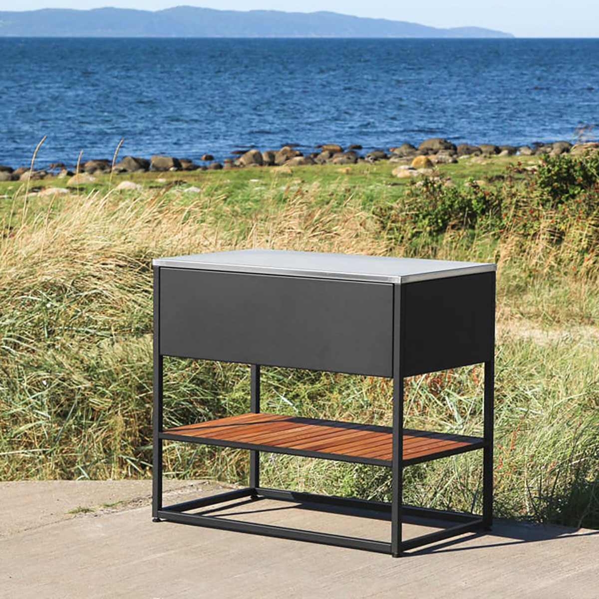 Lådmodul Skeldervik Stainless Countertop