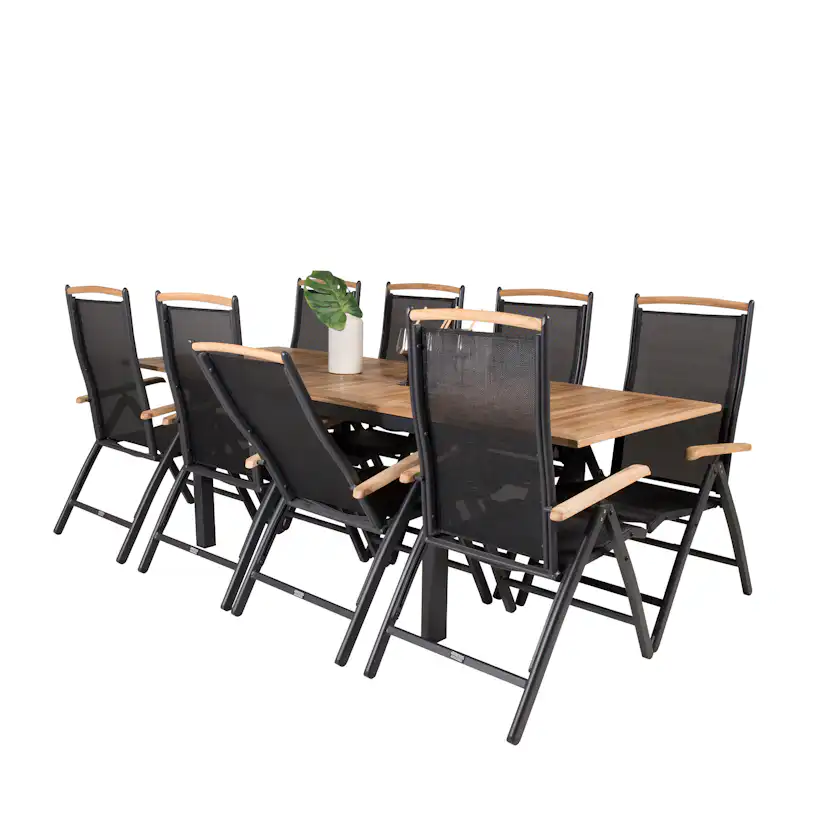 Matgrupp Venture Home Perla 160/240 med 8 Stolar