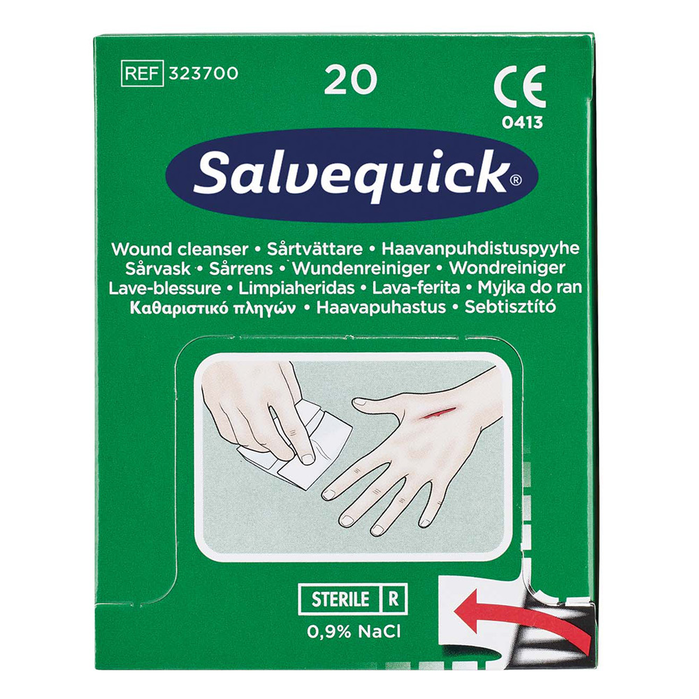 Sårtvättare Salvequick Salvequick 20 st