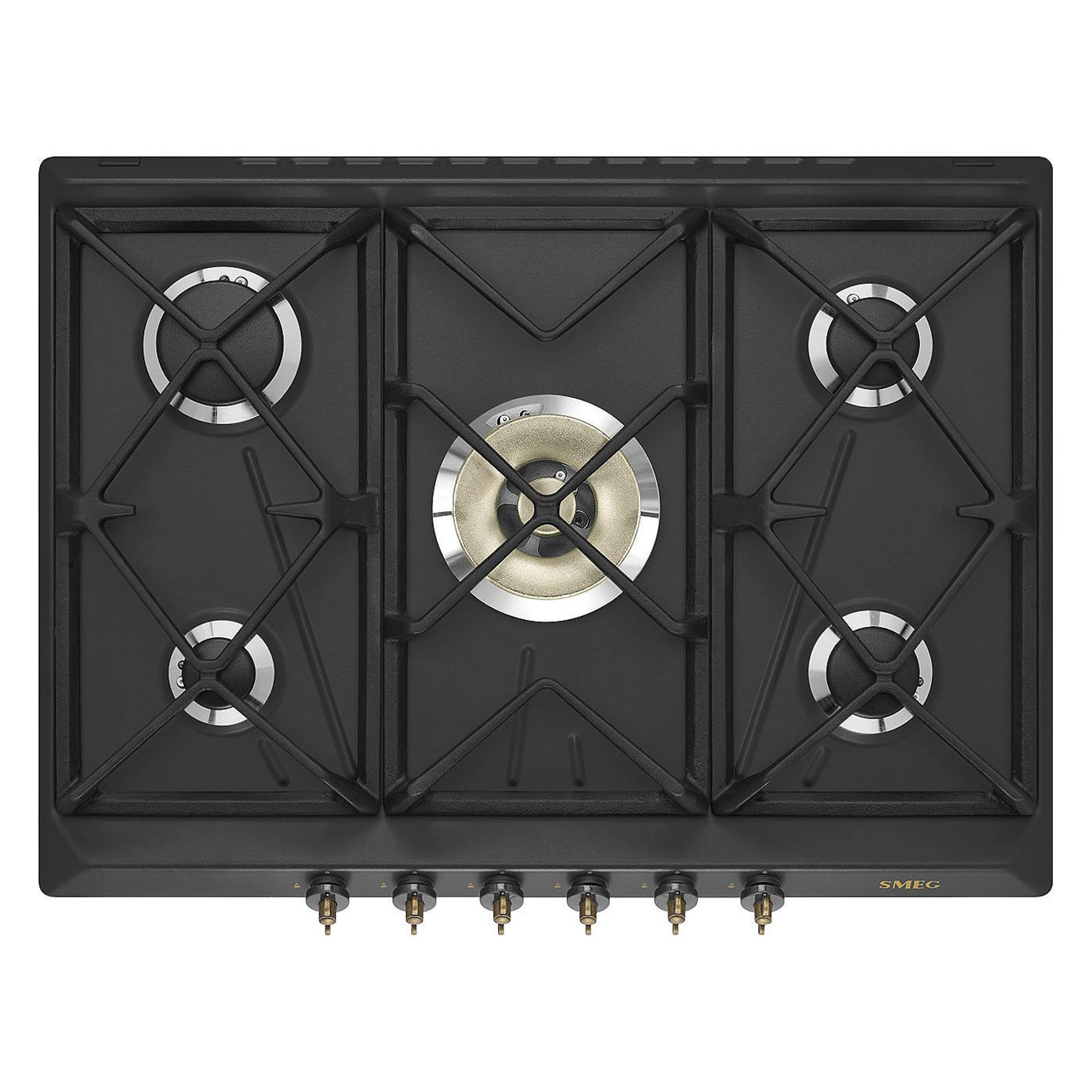 Smeg Gashäll Colonial SRV876AOGH Antracit