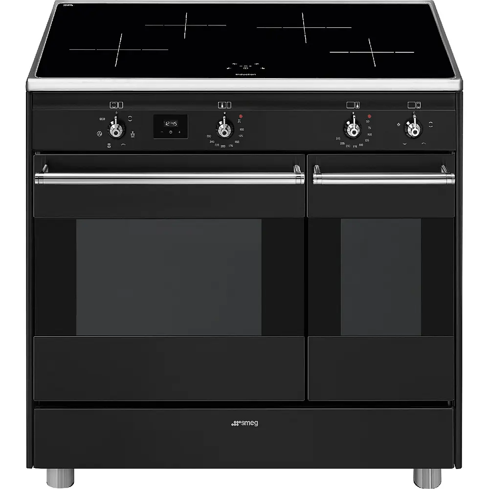Induktionsspis Smeg CG92IANT10 Svart