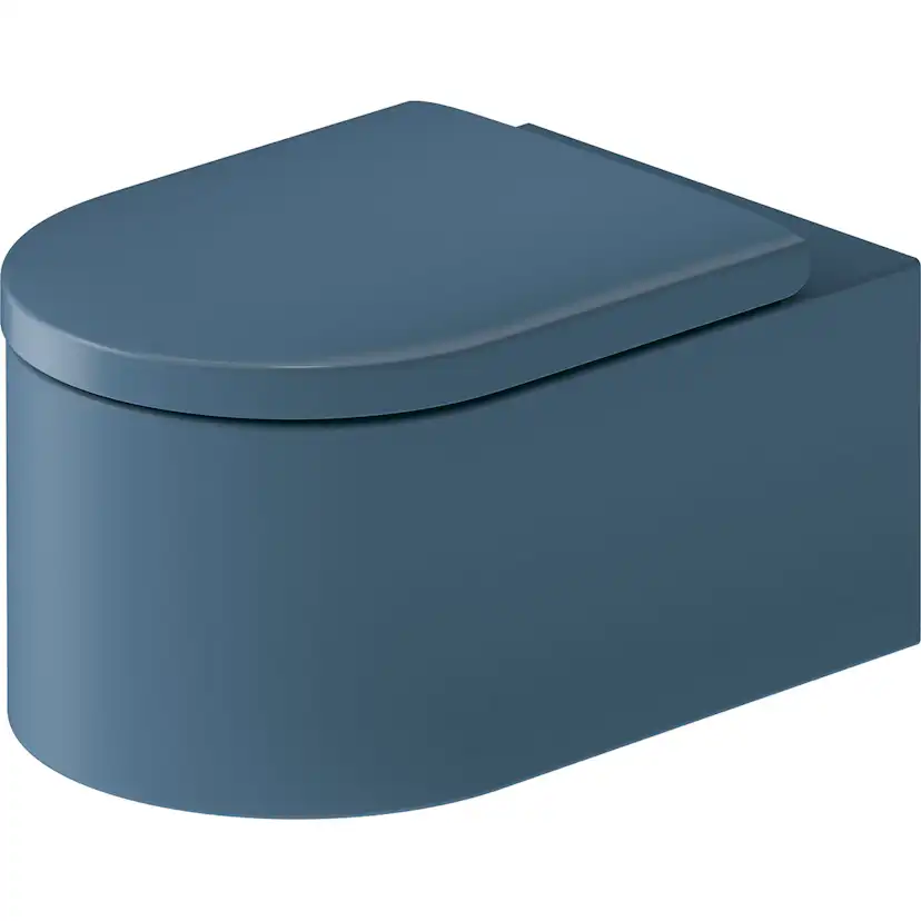 WC vägg, Ytterfärg Parlourblå Matt 570 mm Parlourblå