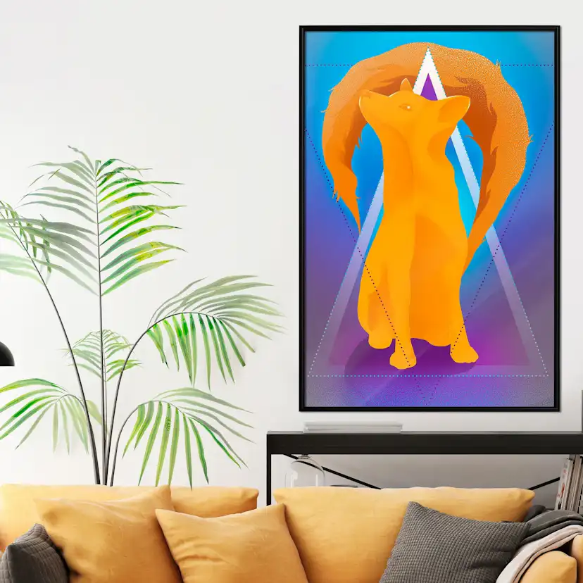 Poster Artgeist Affisch Red Tail