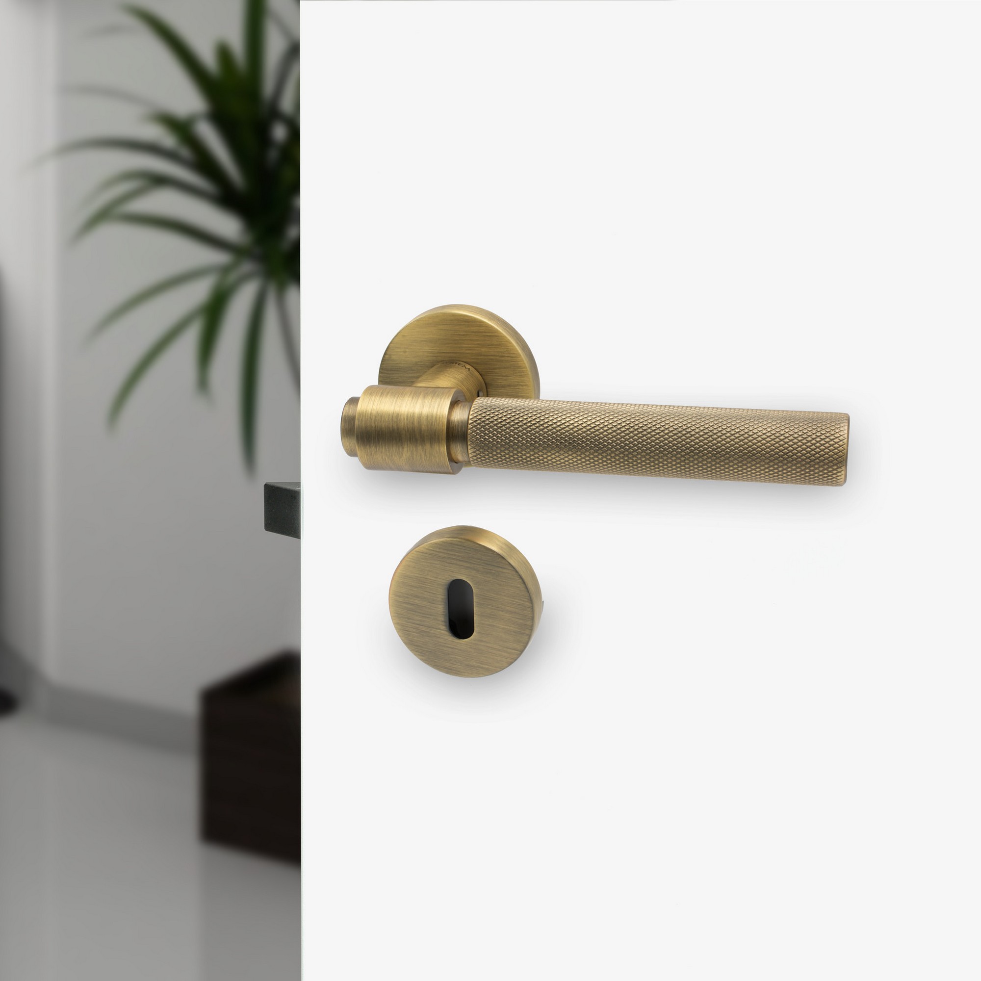 Dörrhandtag Beslag Design Helix 200 Modul Komplett