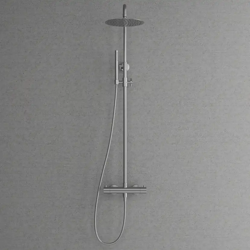 Takduschset Scandtap Steel Pleasure 2