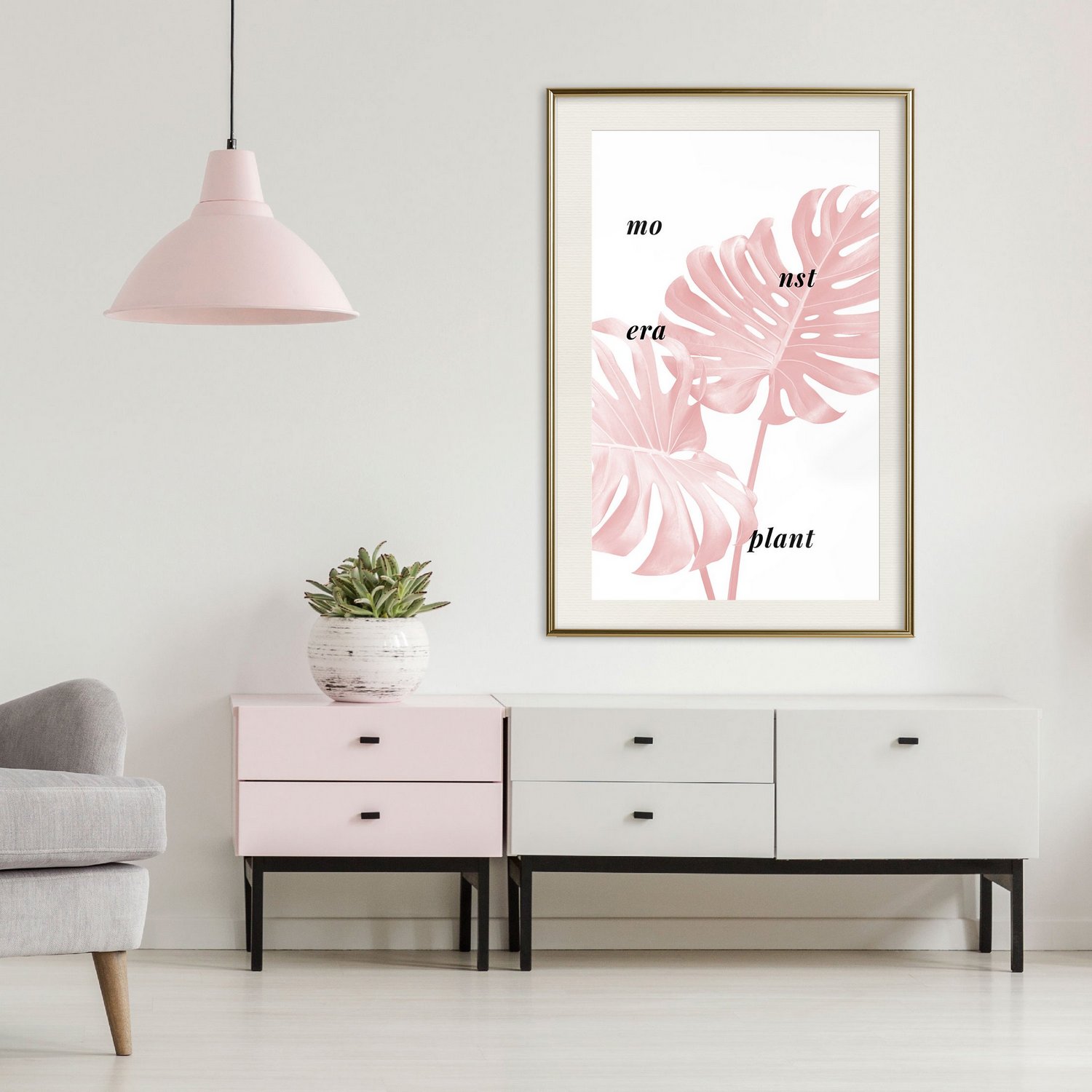 Poster Artgeist Affisch Monstera Plant