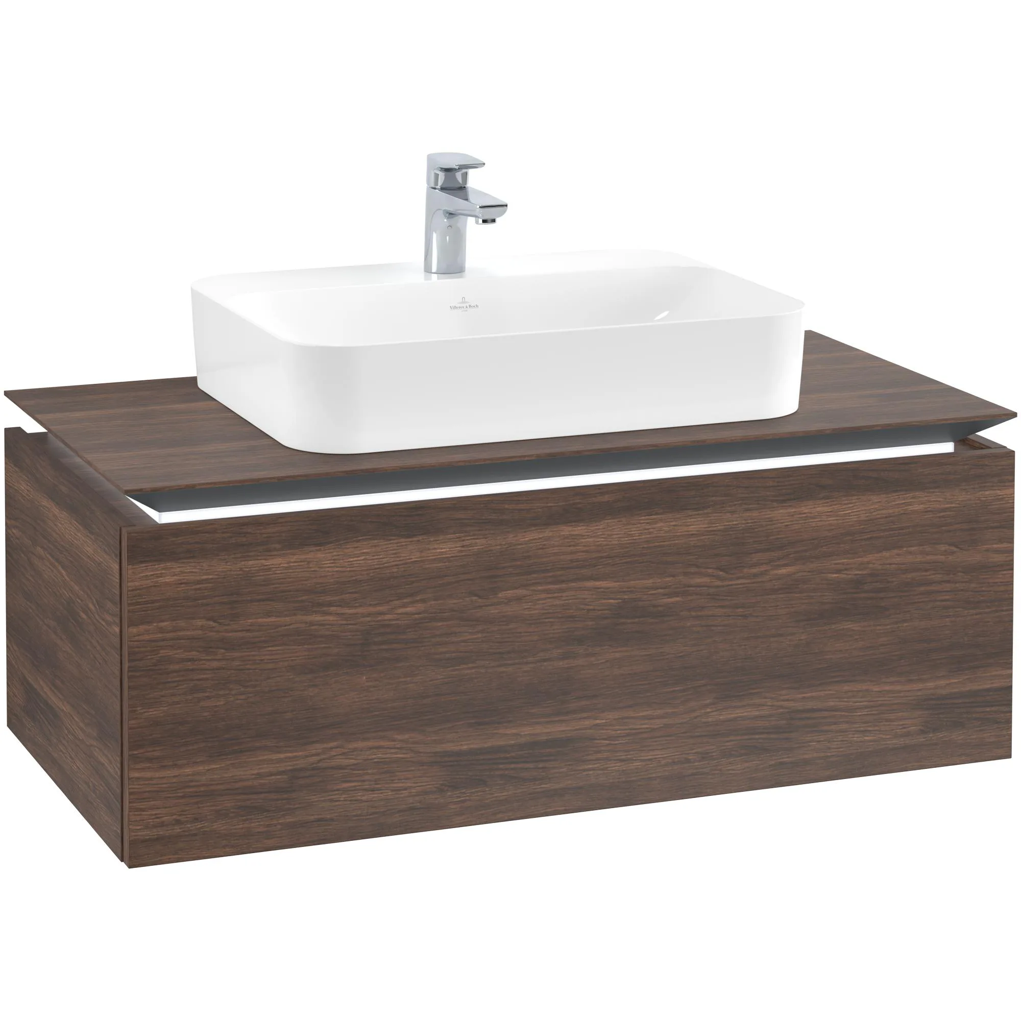 Tvättställsskåp Villeroy & Boch Legato Kompakt med 1 Låda för Ytmonterat Tvättställ från Finion & Memento