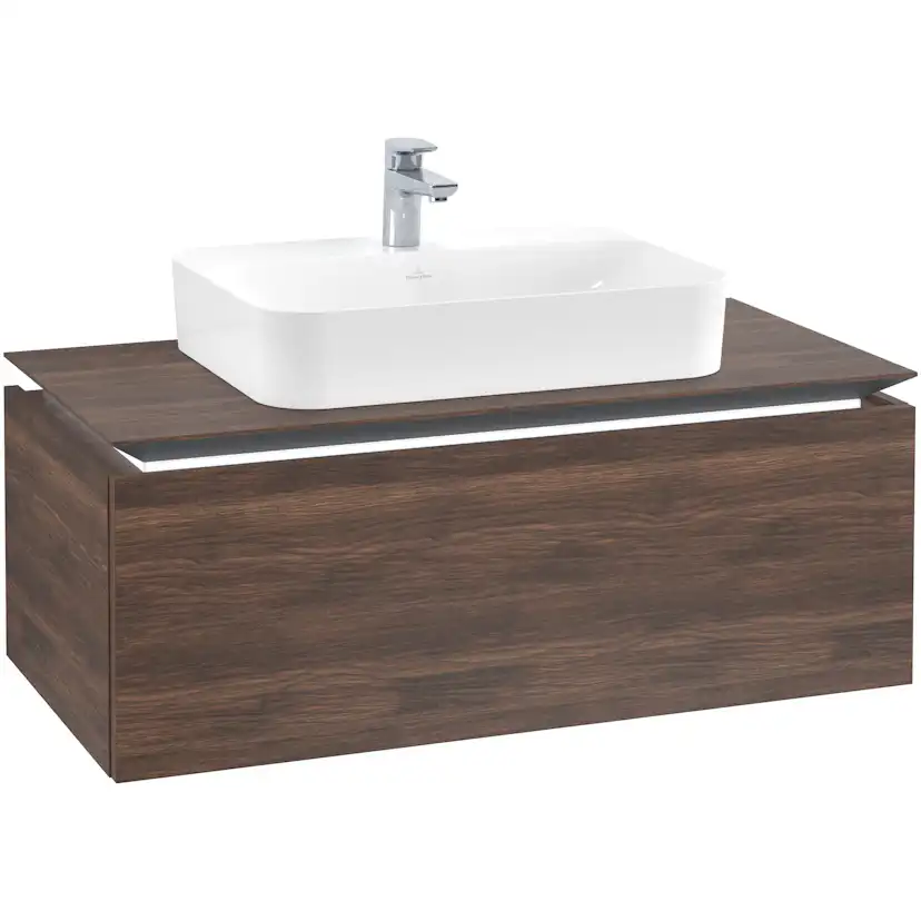 Tvättställsskåp Villeroy & Boch Legato Kompakt med 1 Låda för Ytmonterat Tvättställ från Finion & Memento