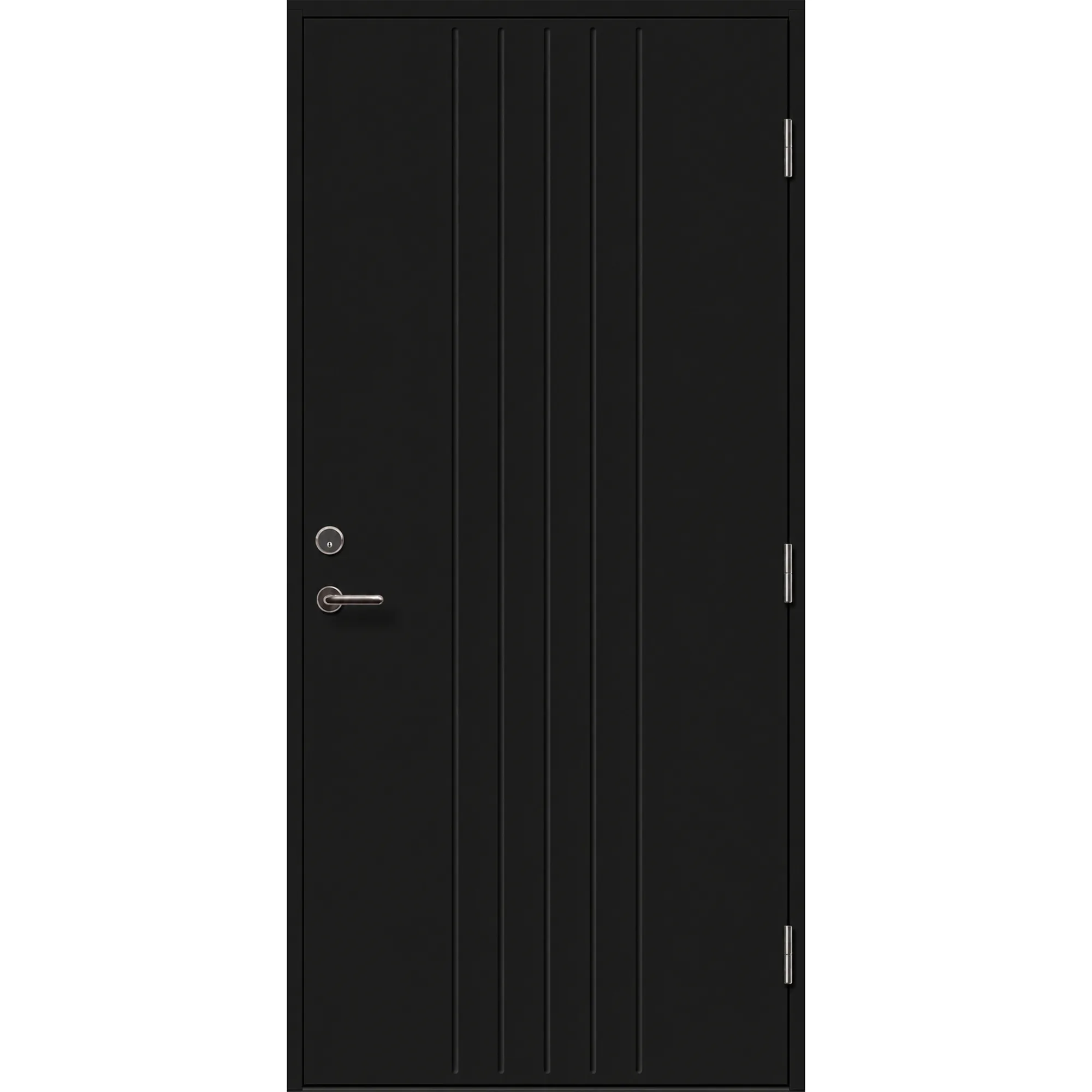 Ytterdörr Skandinaviska Dörrar Tradition tät Arboga: 9x20, S-9000-N, Svart