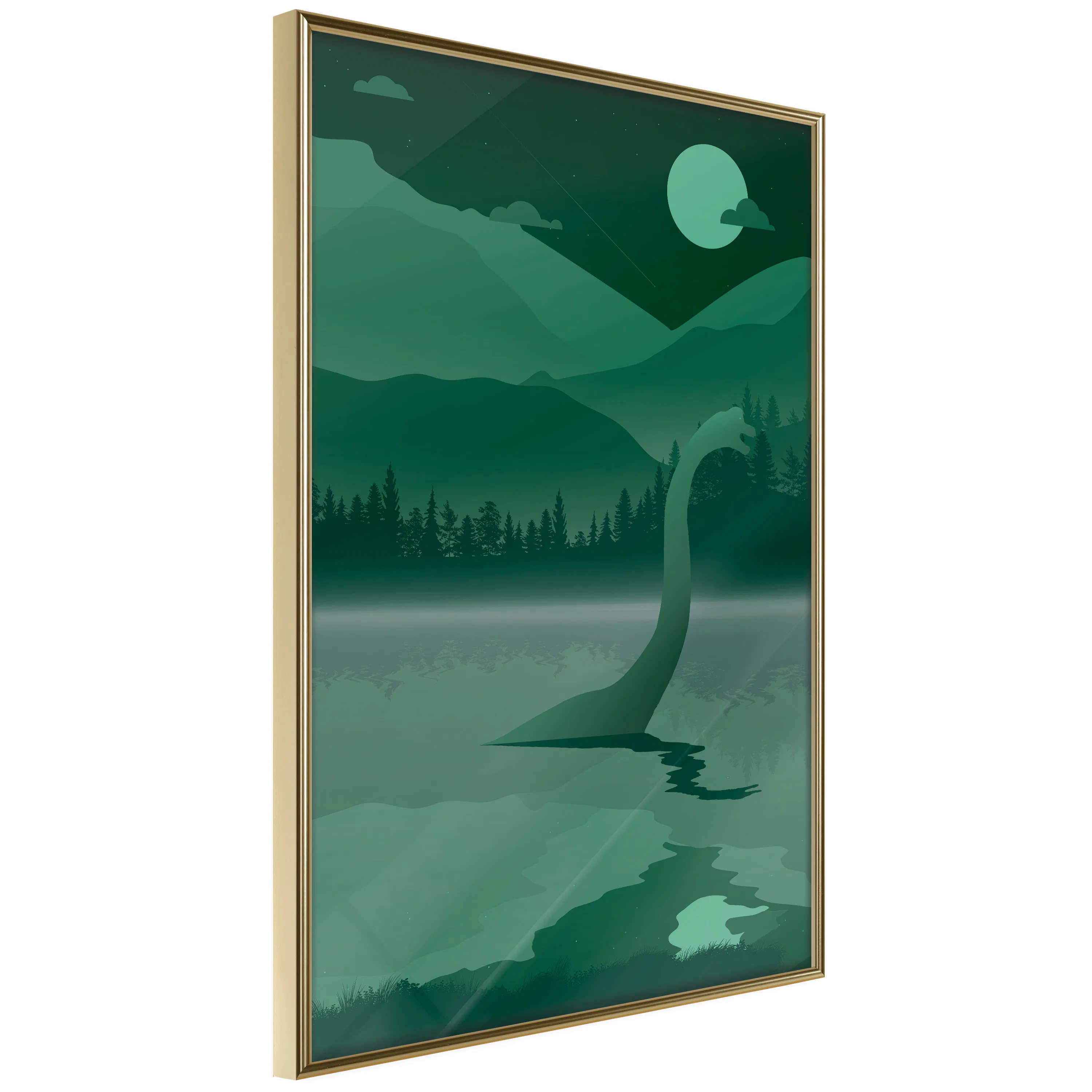 Poster Artgeist Affisch Loch Ness