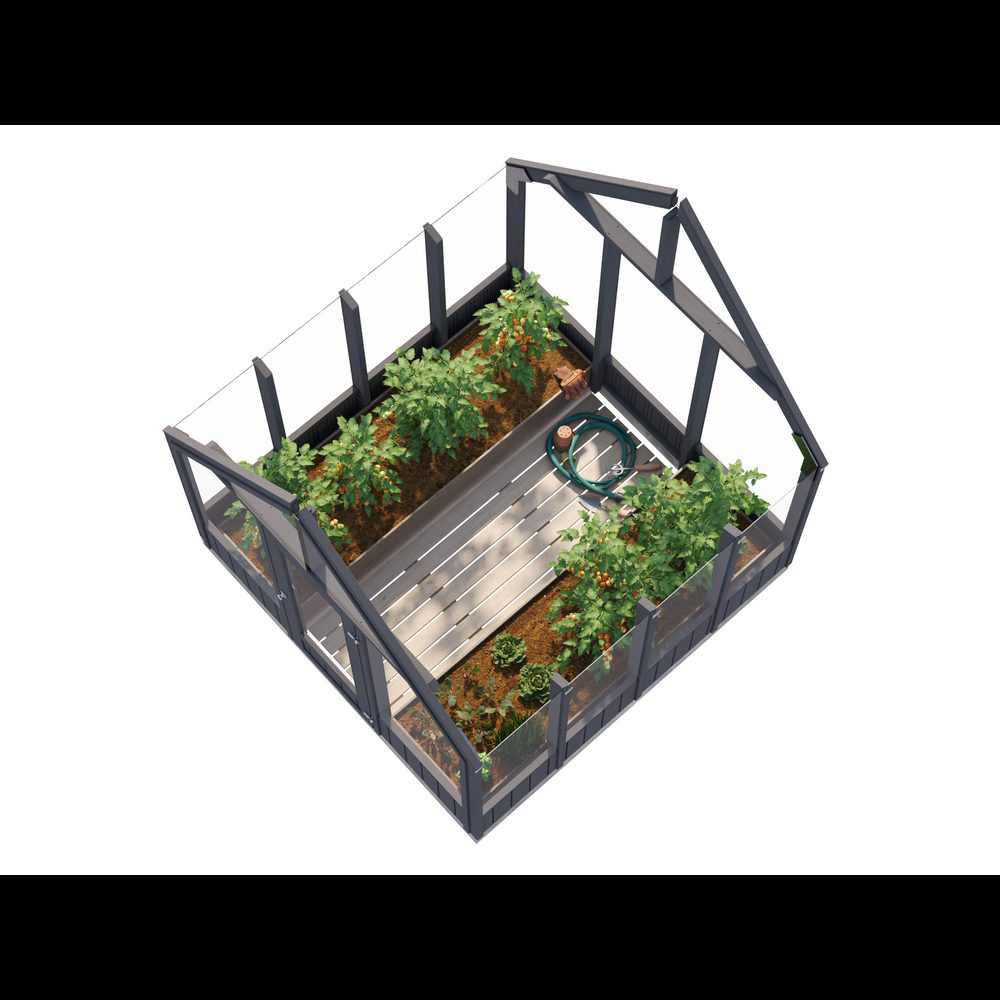 Växthus Palmako Emilia 8,7 m² (inv. 8,2 m²)