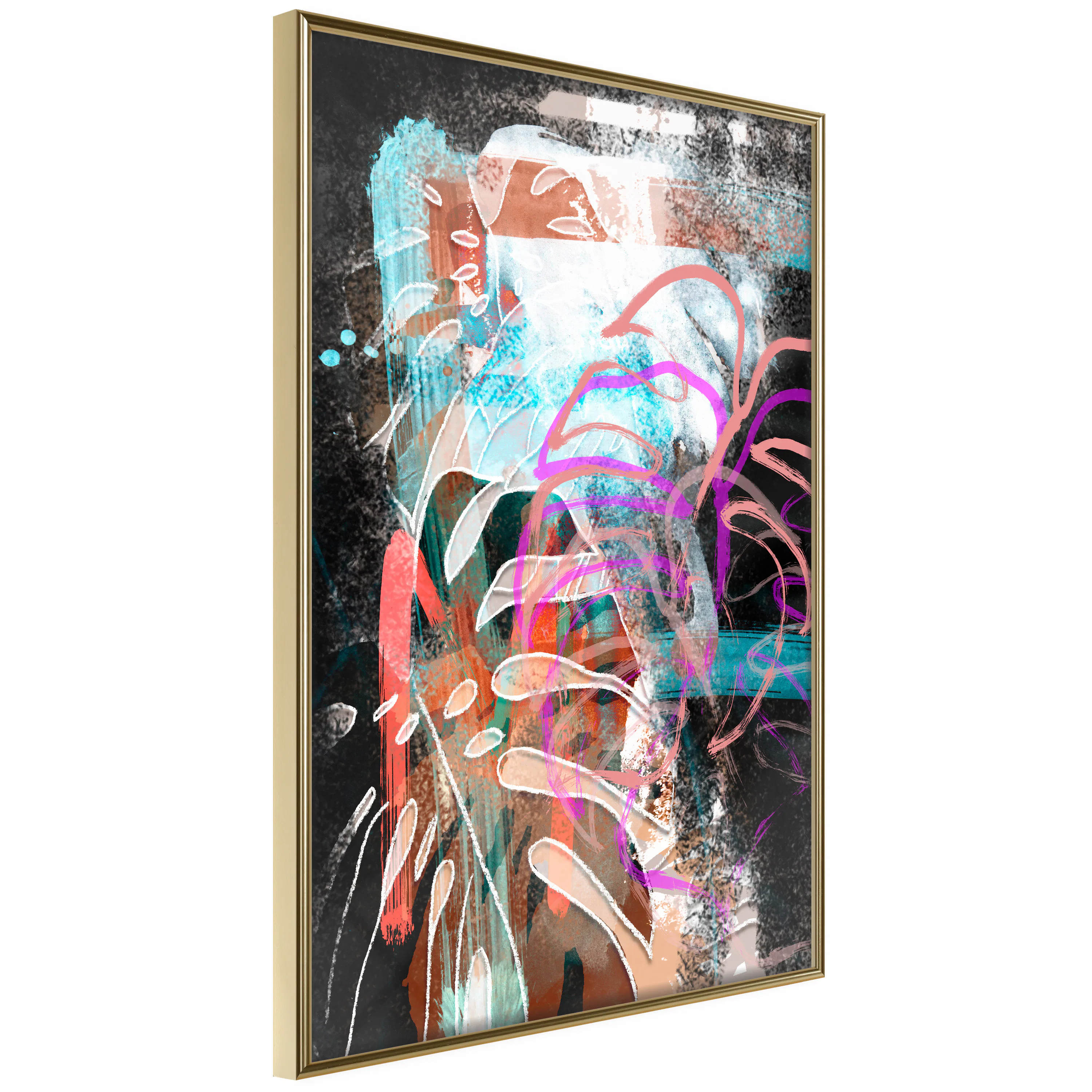 Poster Artgeist Affisch Colourful Expression