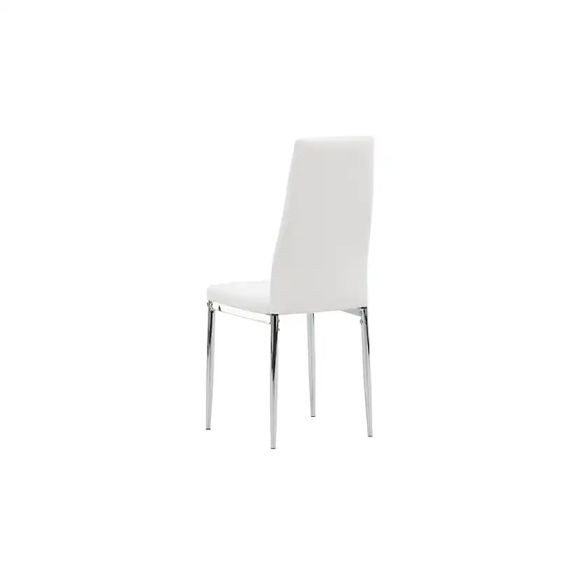 Matstol Venture Home Pastill Vit Stol i Konstläder 2 st