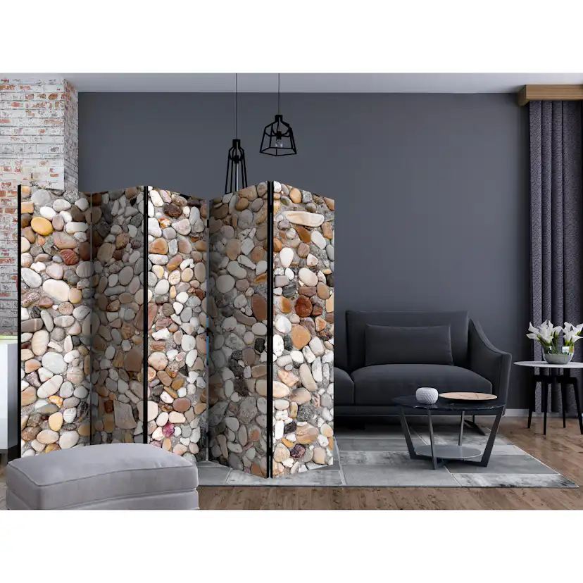 Rumsavdelare Skärmvägg Arkiio Stone Beach II 225x172 cm