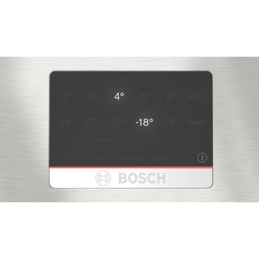 Bosch kyl/frys KGN367ICT Black inox