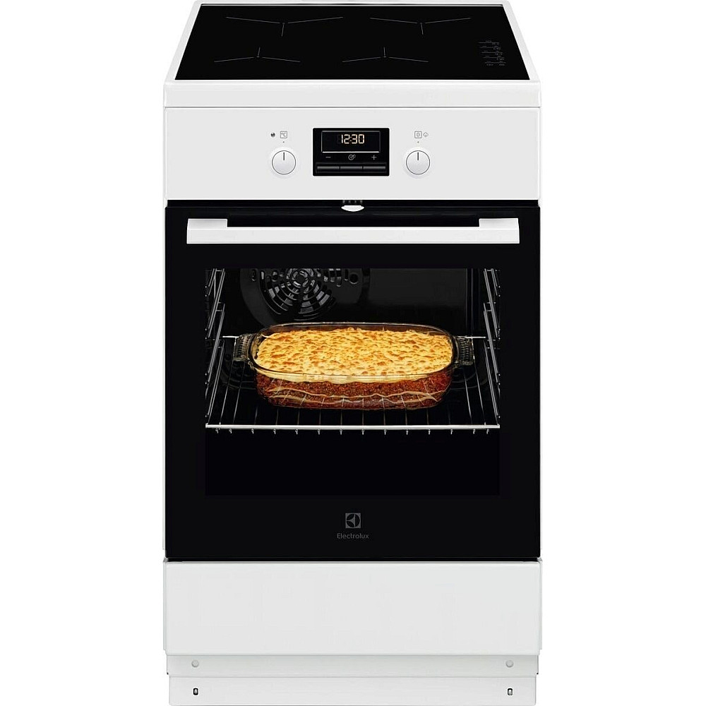 Induktionsspis Electrolux LKI561401W med SteamBake och Inbyggd Termometer - Vit
