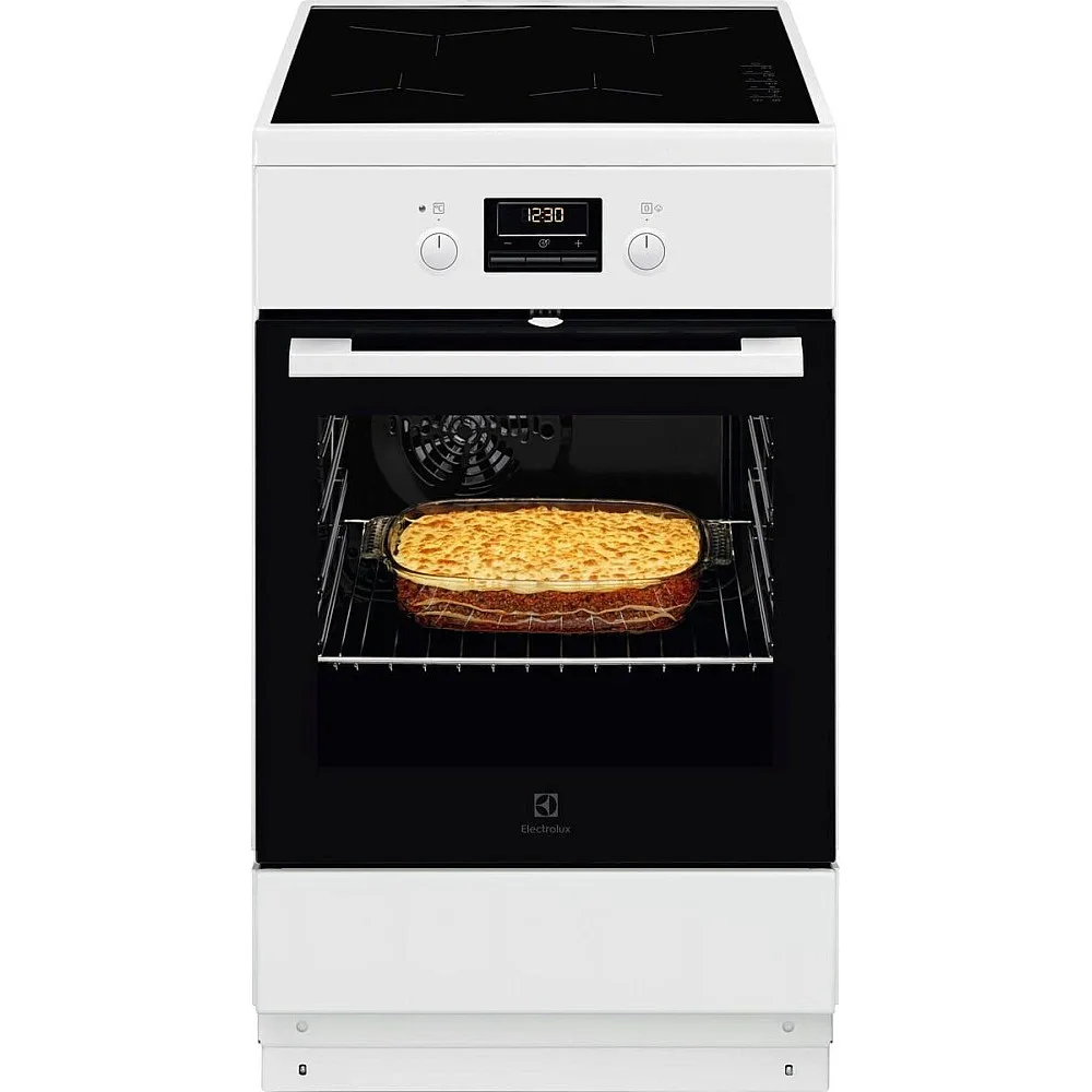 Induktionsspis Electrolux LKI561401W med SteamBake och Inbyggd Termometer - Vit