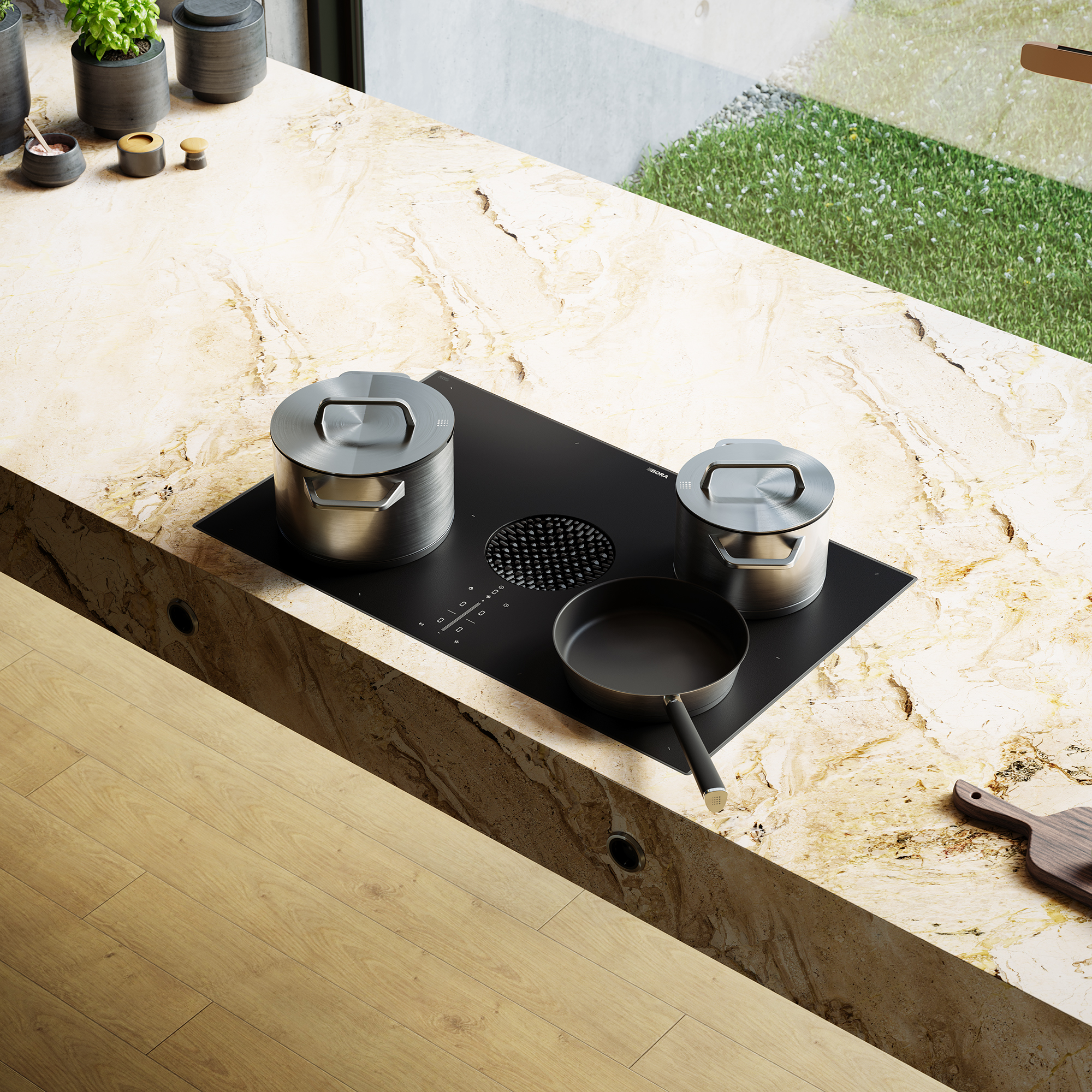 BORA X Pure 2 rough Induktion