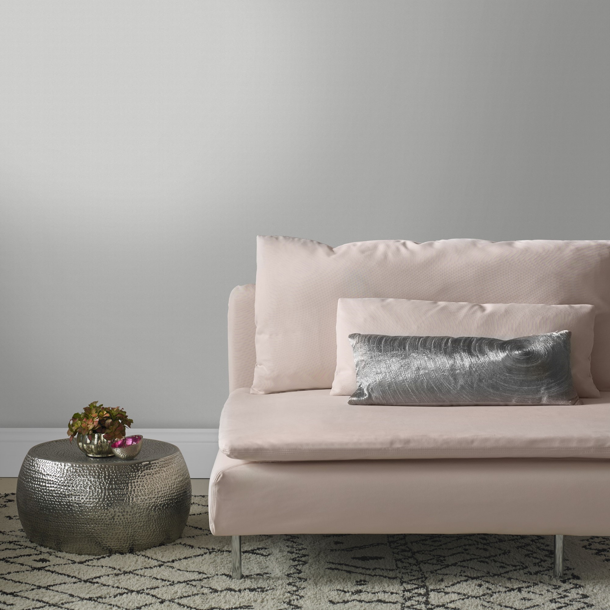 Tapet WOW Basic Glitter Ljusgrå