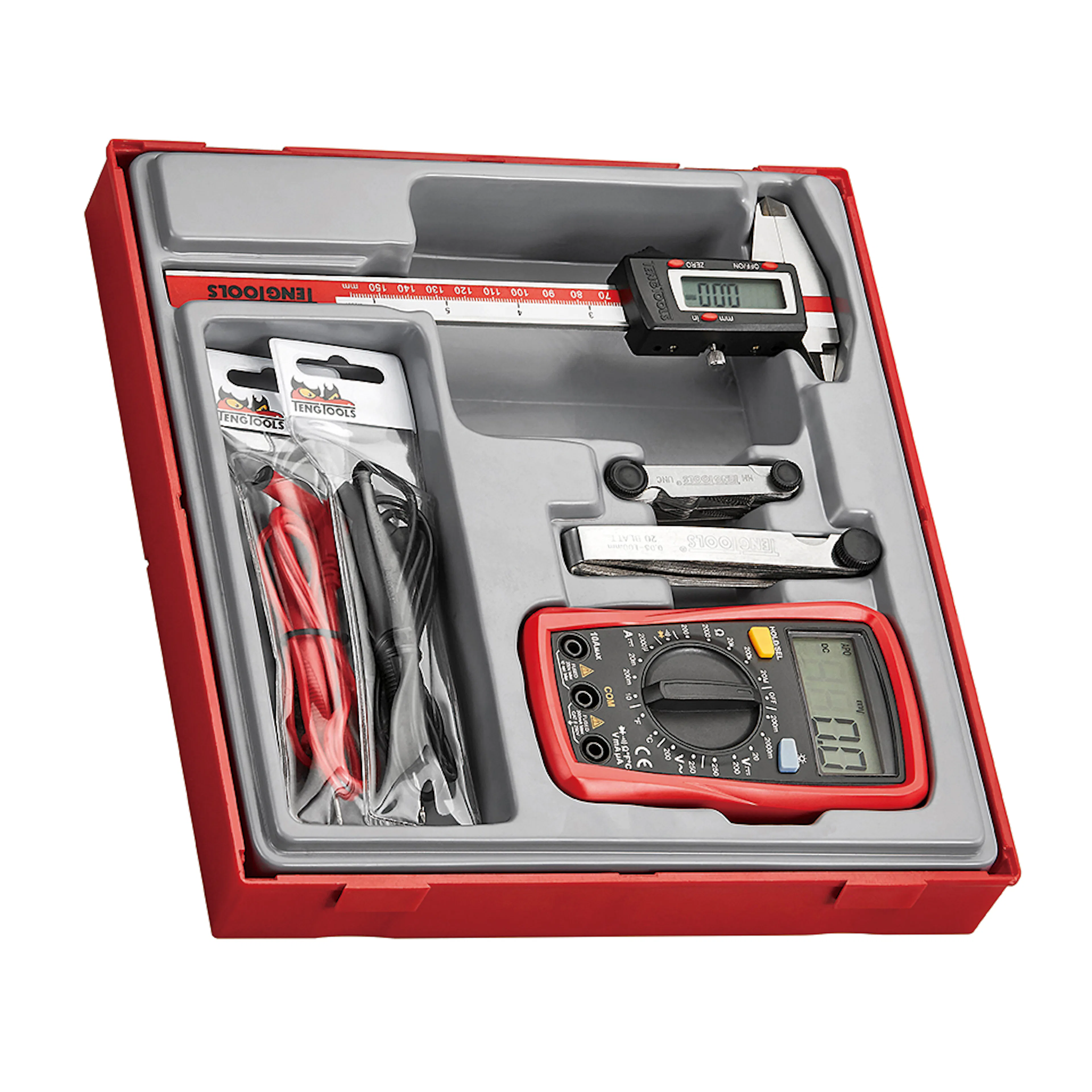 Mätsats Teng Tools TTDCM 4-delar