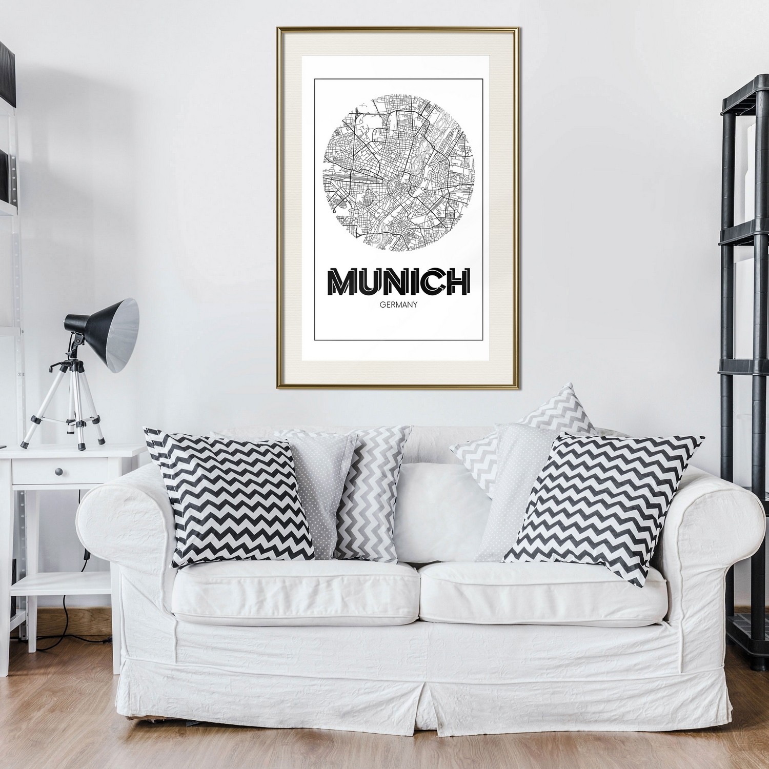 Poster Artgeist Affisch Retro Munich