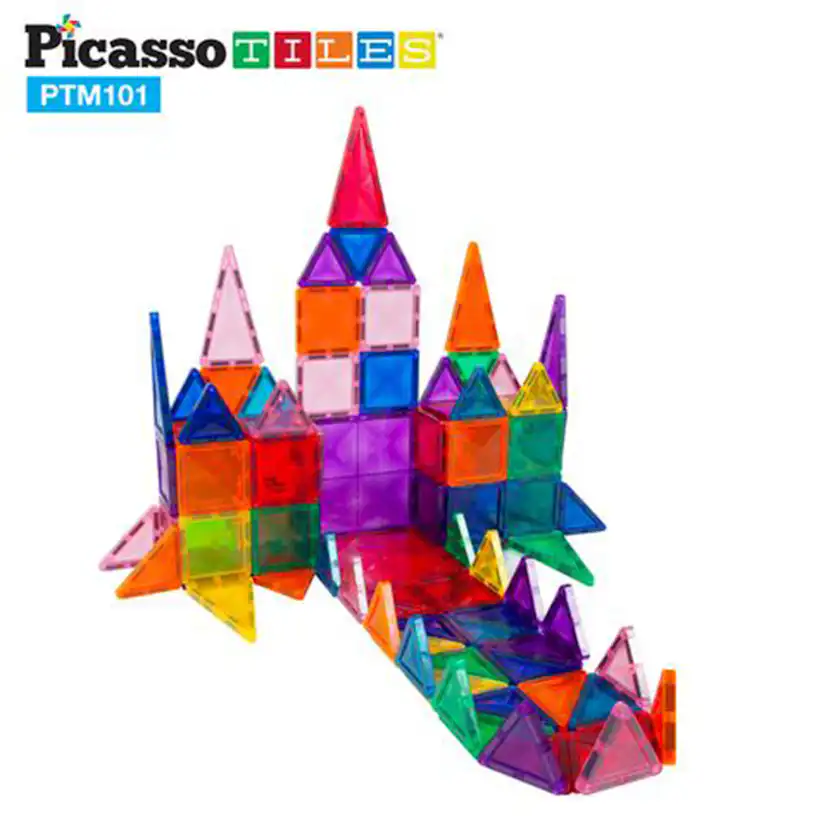 Magnetplattor Picasso Tiles 101 bitar Mini