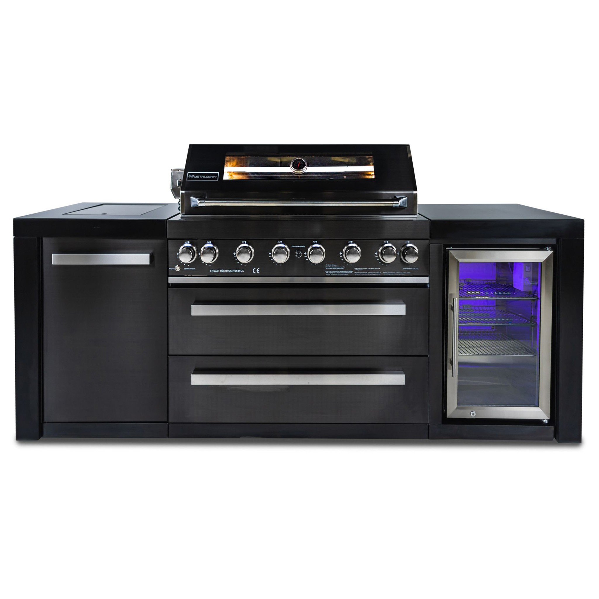 Gasolgrill Metalcraft Austin Blackline